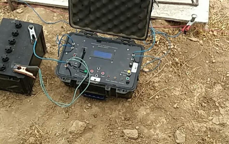 دستگاه ژئوفیزیک جهت  تعیین محل حفر چاه آب